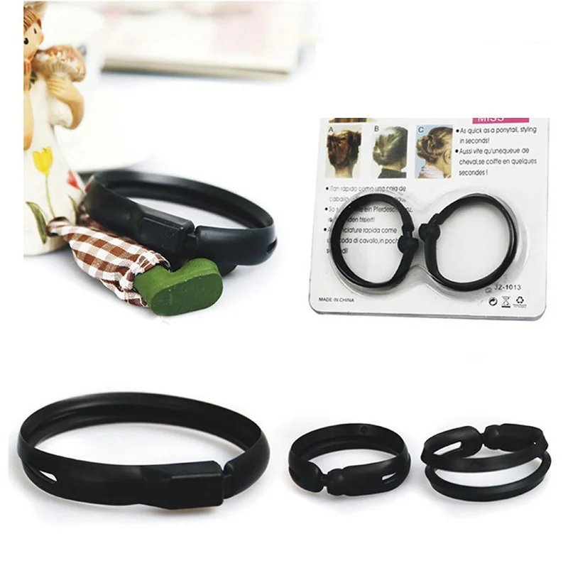 2 шт./компл. Для женщин Сделай Сам DIY бигуди для волос Стайлинг прически Donut клип