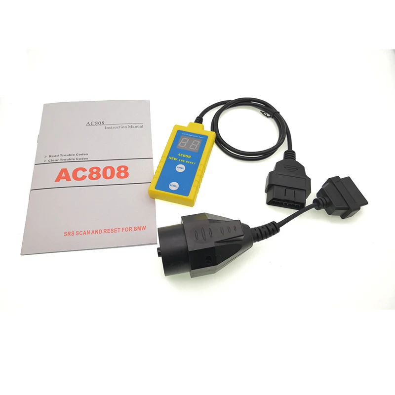 ALBABKC AC808 новый инструмент сброса подушек безопасности SRS диагностический сканер