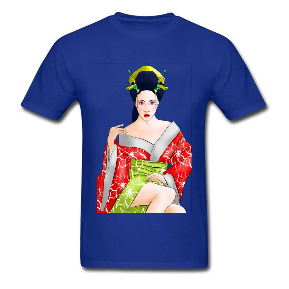 Секс красный Лотос Гейша футболка для взрослых хлопок Топы Рубашки принт