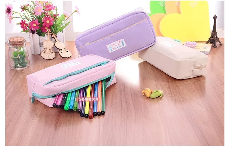 Новая детская многофункциональная тканевая сумка для карандашей большой