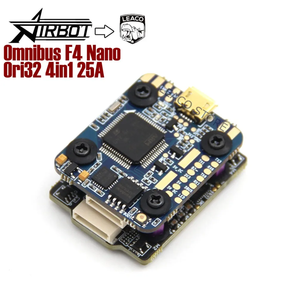 Airbot Omnibus F4 Nano Полетный контроллер с LC фильтром и Ori32 4 в 1 25A бесщеточный ESC Квадрокоптер рама