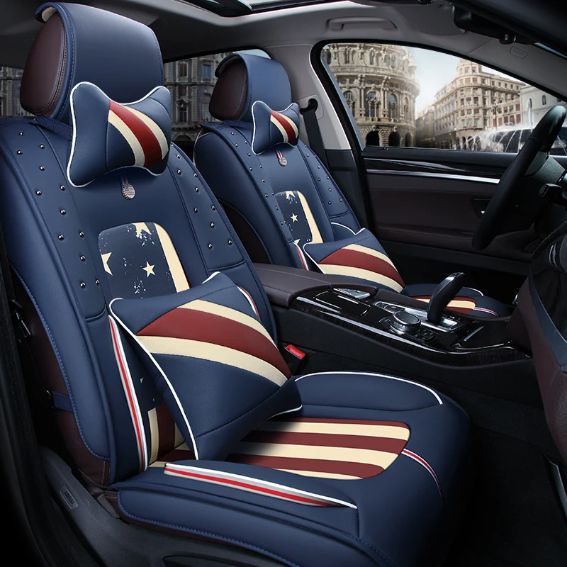 3D сиденья общие Подушки высоком Волокно кожа стайлинга автомобилей для Skoda Octavia