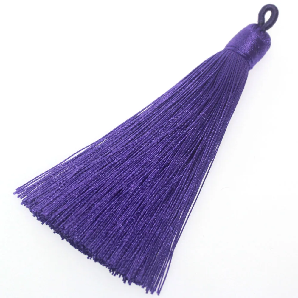 2pcs Polyester Silk Tassel Charms Necklace Earring Findings Chinese Knot Tassels DIY For Jewelry Making Accessories | Украшения и
