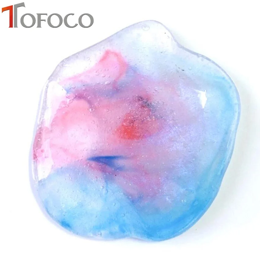 TOFOCO красочные изысканные бусины в виде рыбьей чаши Русалка слизи Кристалл грязи