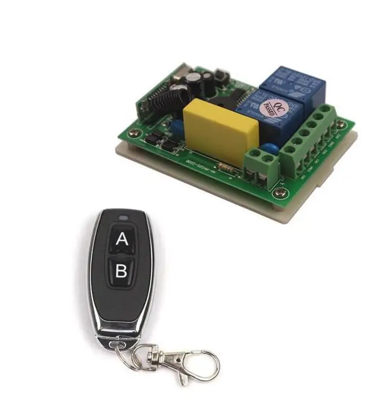 Беспроводной приемник с дистанционным управлением 220 В перем. Тока 2 канала 1