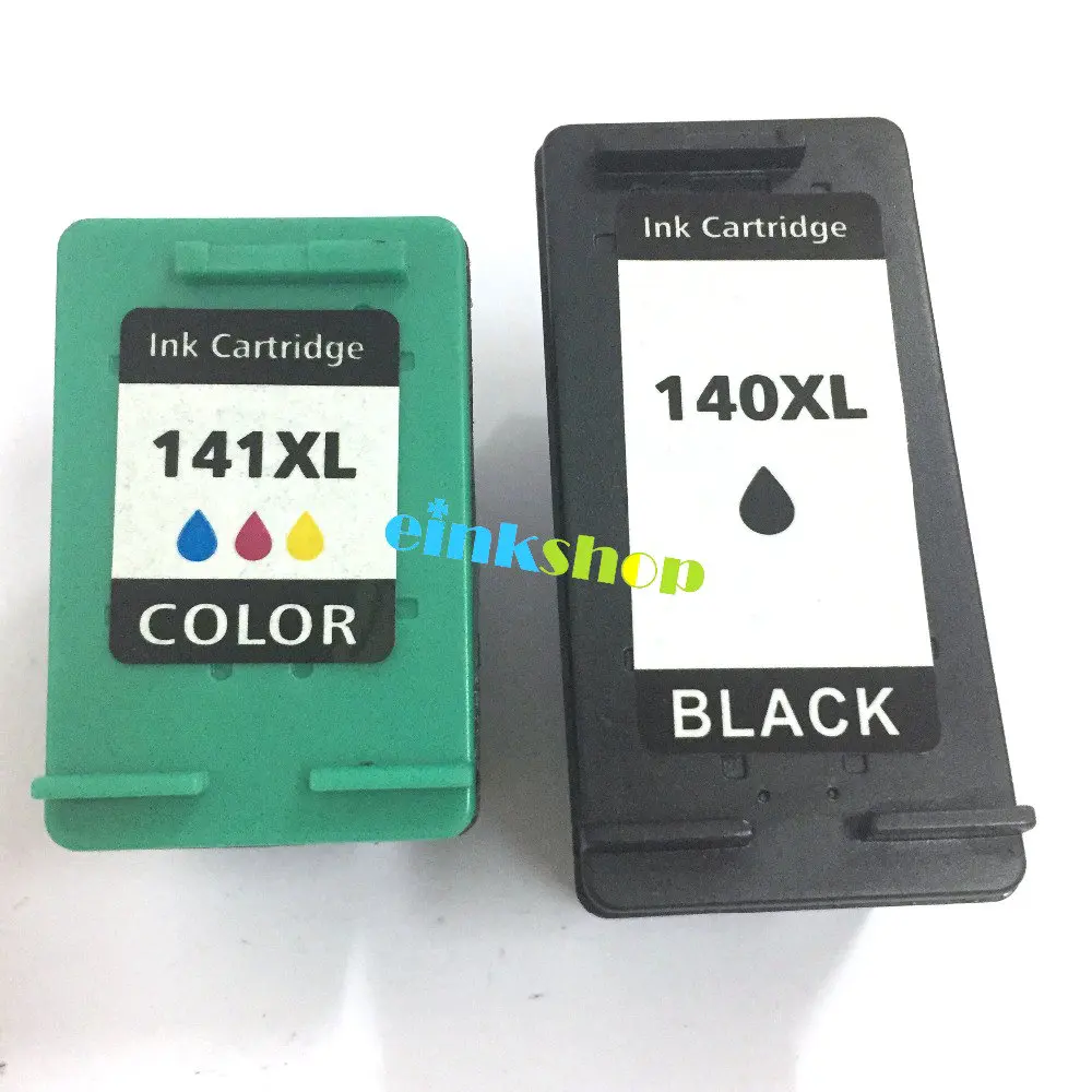 Картридж для принтера HP 140xl 140 141 141xl Photosmart C4583 C4283 C4483 hp c5283 D5363 D4263|ink cartridge|replacement