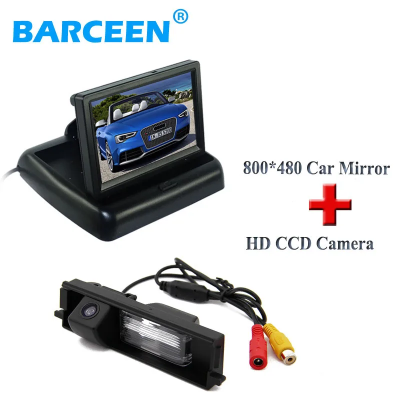 

HD car reserve reversing camera 170 degree +4.3" car display monitor 800*480 adapt for Toyota RAV4 (2009~2012)