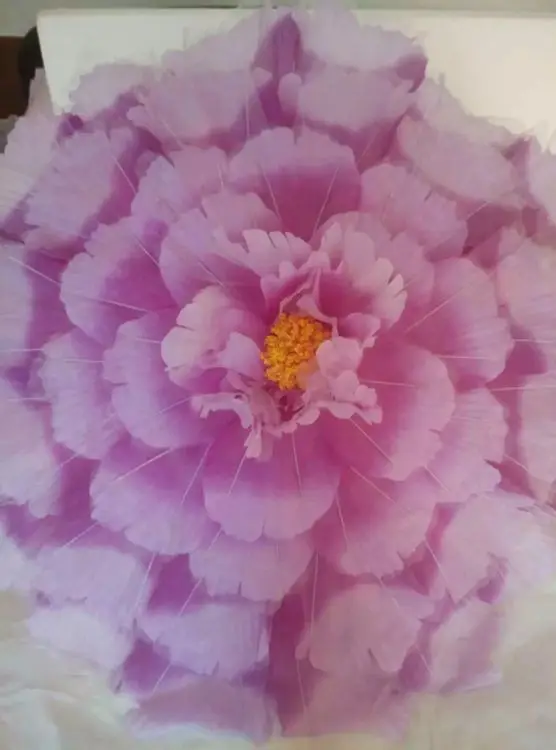 Торжество Пион цветок зонтик реквизит танец сцена реквизит зонтик реквизит цветок. Свадебные принадлежности - Цвет: Фиолетовый