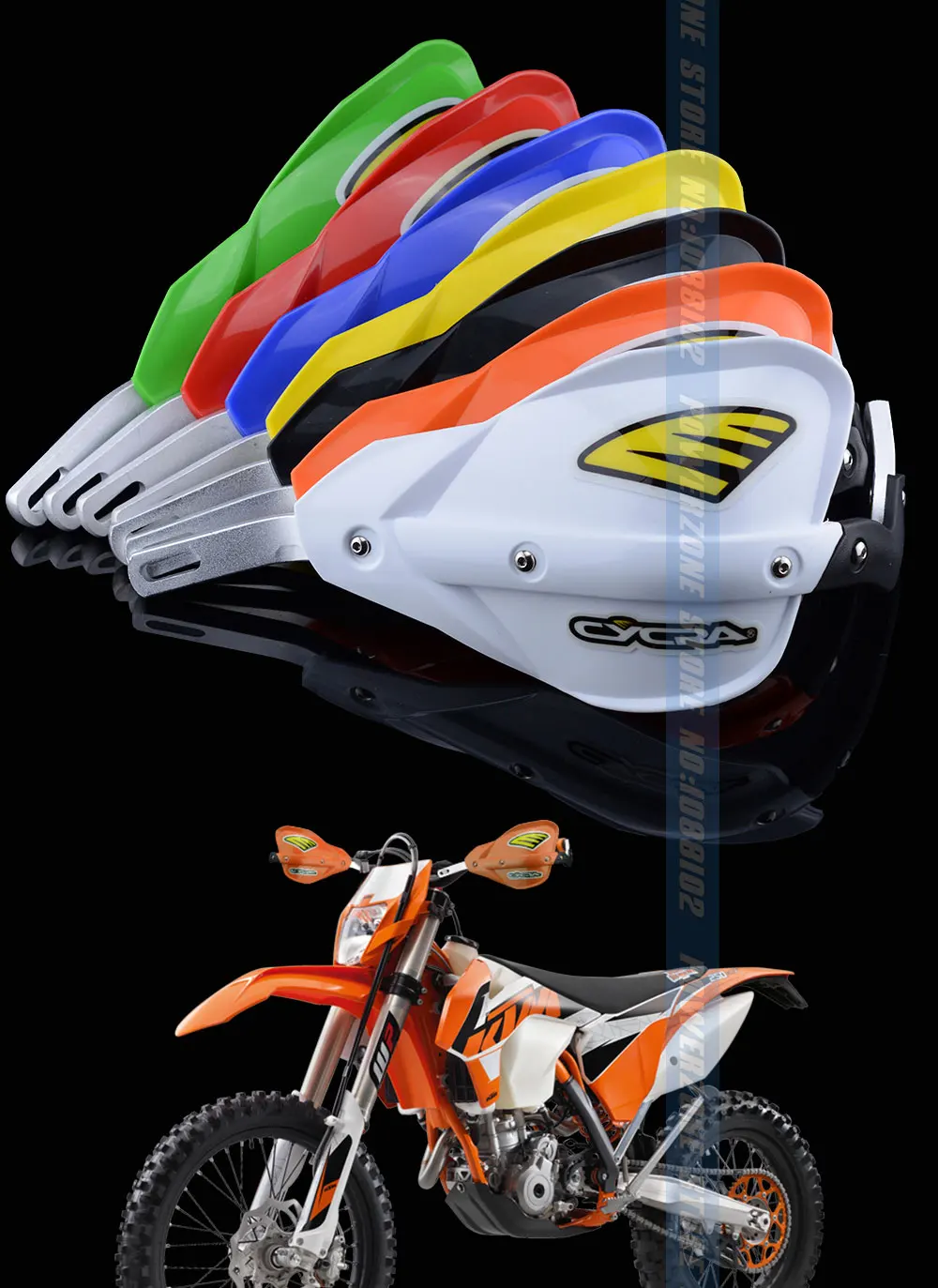 Powerzone Мотоцикл Байк ATV Руль рукавицы ручной щитки для KTM SX SXF EXC XCW EXC F Husqvarna CRF YZF RMZ KXF KLX