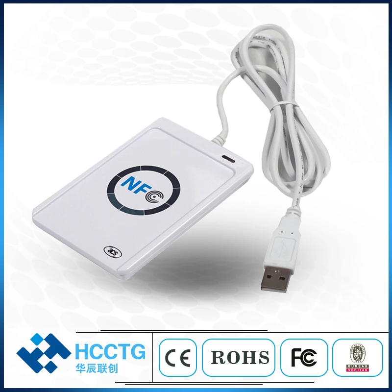 ISO 14443 NFC RFID USB считыватель смарт карт и писатель с UID записываемый клон M1 IC карта