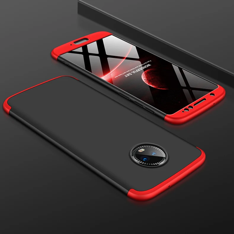 360 Полное покрытие защитный чехол для телефона для Motorola Moto G6 Тонкая матовая кожа 3 в 1 Жесткая задняя панель из поликарбоната для Moto G6 Coque