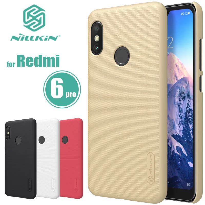 Xiaomi Redmi 6 Pro Чехол Nillkin Супер Матовый чехол Redmi6 Жесткий PC задняя крышка для Xiaomi Redmi 6 Pro 3S 3 Pro Nilkin чехол для телефона