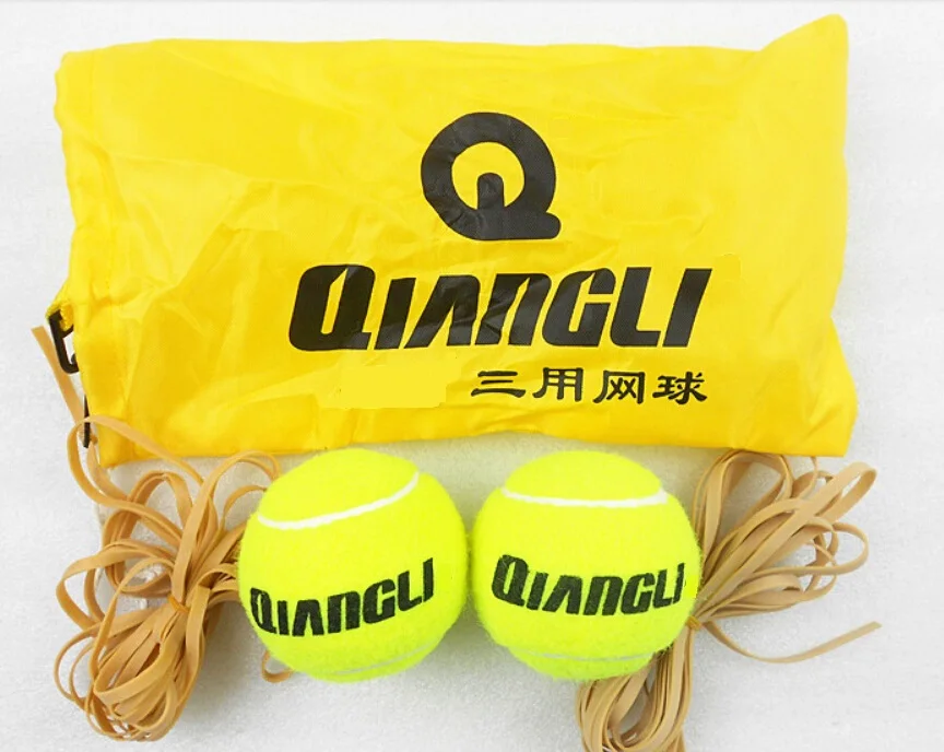 2pcs/set New Tennis Trainer Practice Single Training Balls Partner For Beginner With Carrying Case
