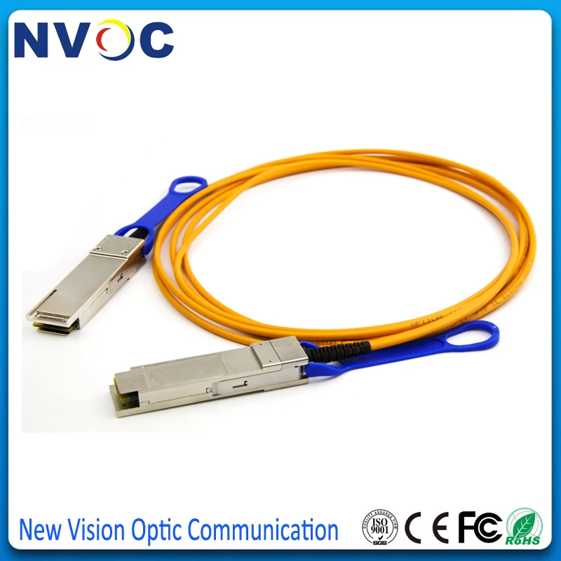 56 Гбит/с QSFP + к 10 м (30ft) OM2 AOC кабель активный оптический | Мобильные телефоны и