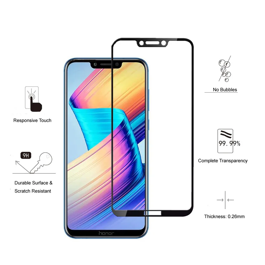 2 шт для huawei Honor Play стекло полное покрытие закаленное стекло для huawei Honor Play защита экрана защитное стекло