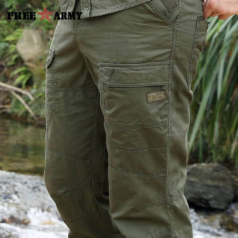 Брюки карго мужские тактические повседневные брюки в стиле милитари много