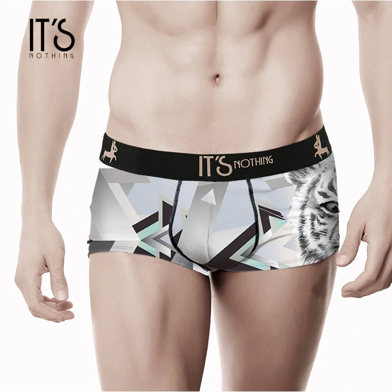 It NOTHING 3 шт./компл. новое классическое Мужское нижнее белье боксер сексуальное