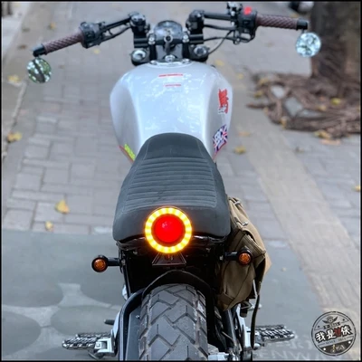 Мотоцикл задний тормозной светильник Ретро Универсальный светодиодный для Suzuki GN CHOPPER Кафе Racer Bobber
