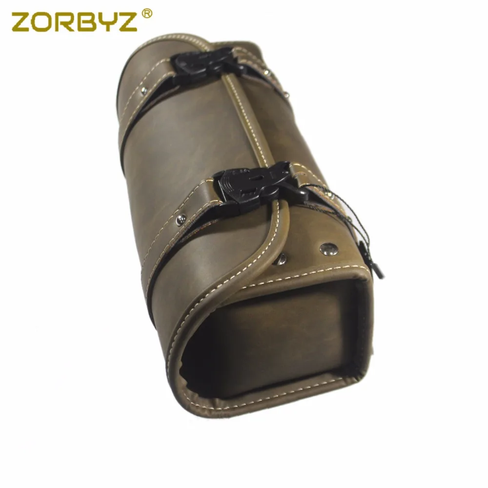 ZORBYZ 1 шт. Мотоцикл ATV Скутер из искусственной кожи винтажная сумка для сиденья