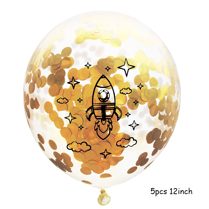 Прозрачные воздушные шары с блестками 12 дюймов | Дом и сад