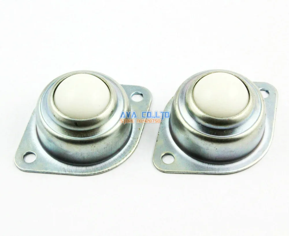 4 шт. фланцевое крепление 1 дюйм шариковый подшипник колесо конвейера нейлоновый