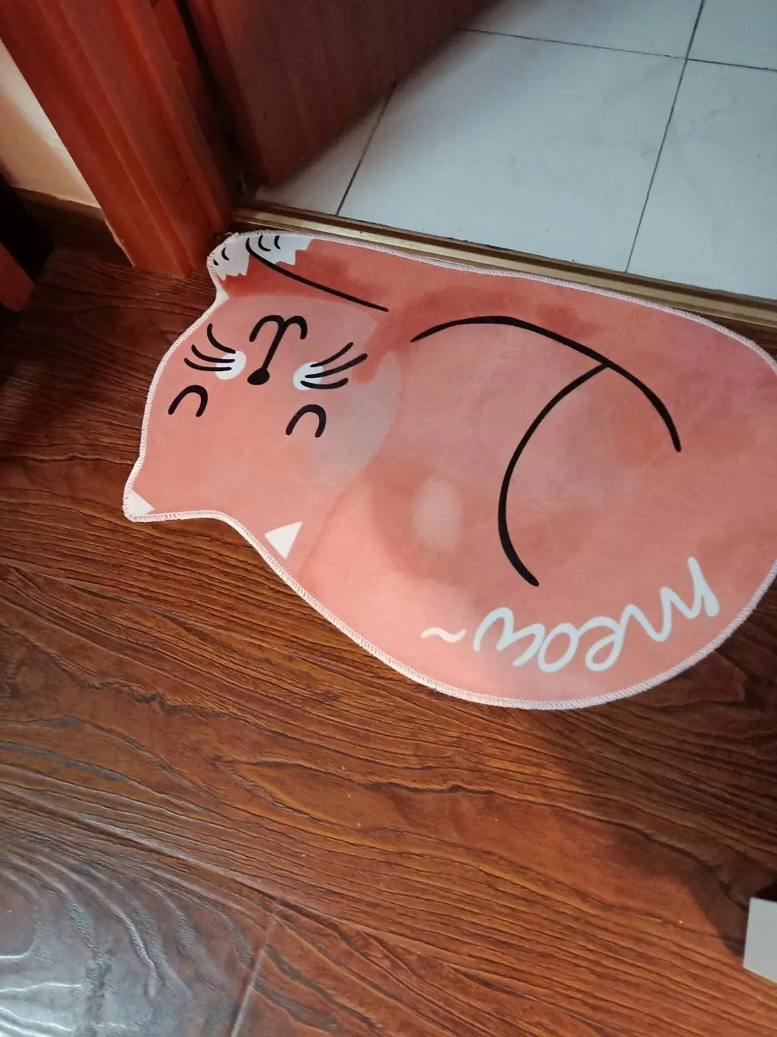 3D коврик для ванной с рисунком кота милый тонкий замшевый ног ковер Декор кухни