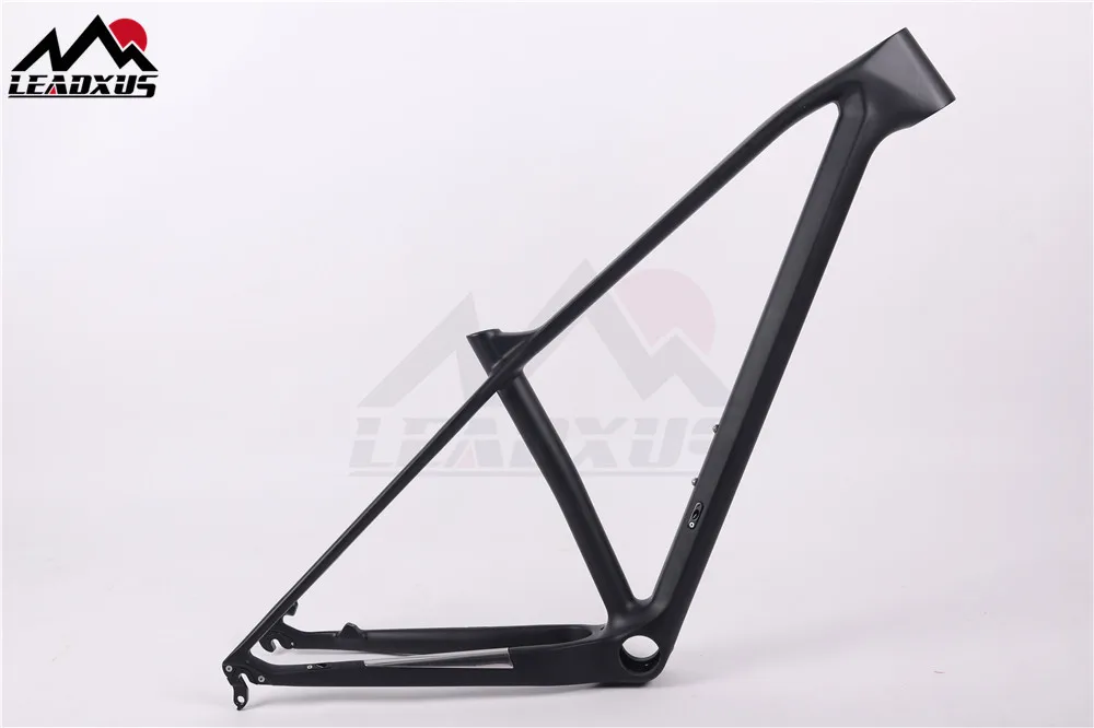 LEADXUS CX300 супер светильник 29er MTB велосипедная Рама быстросъемная/через ось 29 дюймов глянцевая/матовая углеродная рама для горного велосипеда - Цвет: 29 16 inch matte