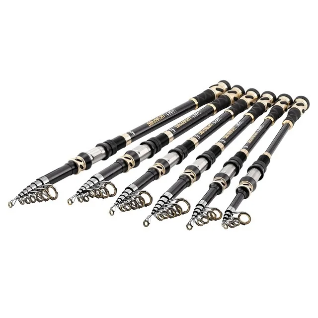 LICH карбоновая телескопическая удочка портативная спиннинговая ручная