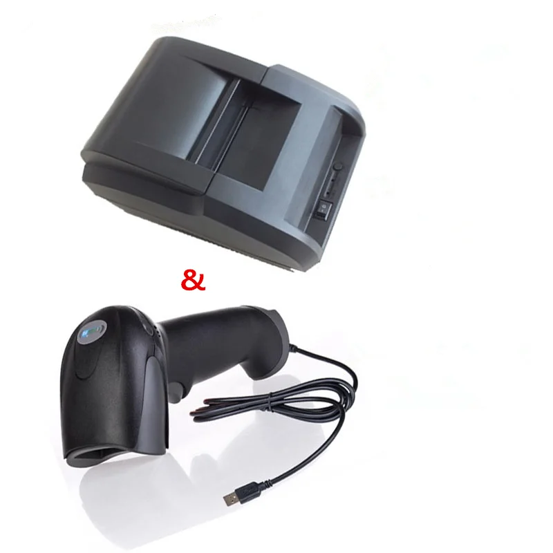 58 мм POS чековый принтер прямого теплового рулона бумаги usb порт с сканер