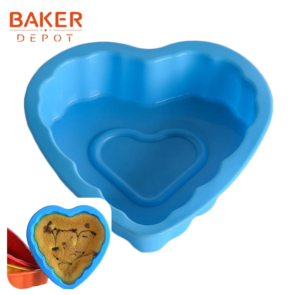 BAKER DEPOT силиконовая форма для торта Любовь Дизайн печенье пудинг Jello хлеба