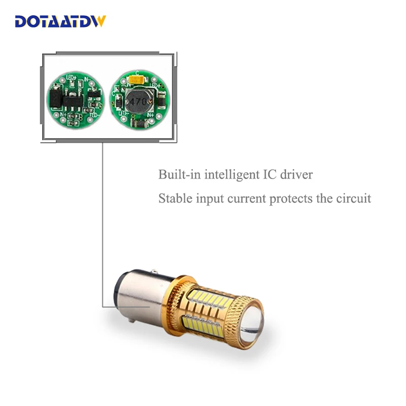 DOTAATDW 2x1156 P21W Canbus без ошибок светодиод 4014 КРИ чипы автомобиля задний свет лампы