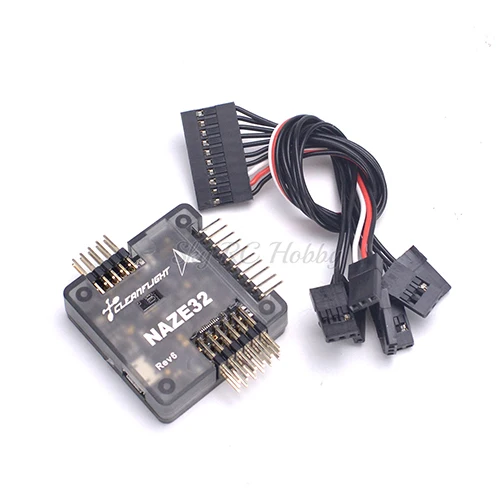 Side-Pin Naze32 Naze 32 Rev6 6DOF с припаянным штырьком плата контроллера полета с оболочкой для FPV 250 220 QAV-X 214 мм FPV RC гоночный Дрон - Цвет: Side-Pin