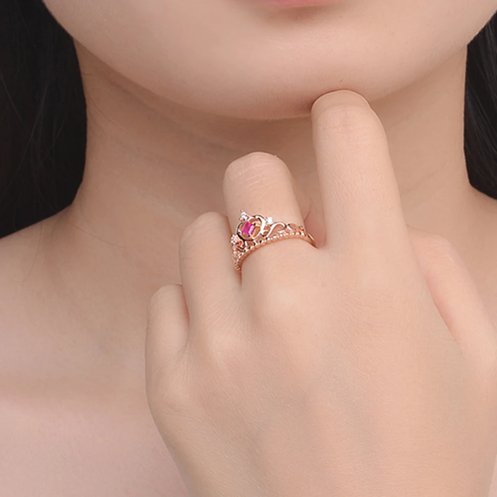 LAMOON Natural Ruby Jewelry Sets for Women 100% Real 925 Sterling Silver Red Gemstone Fine Wedding Gift V019-1 | Украшения и