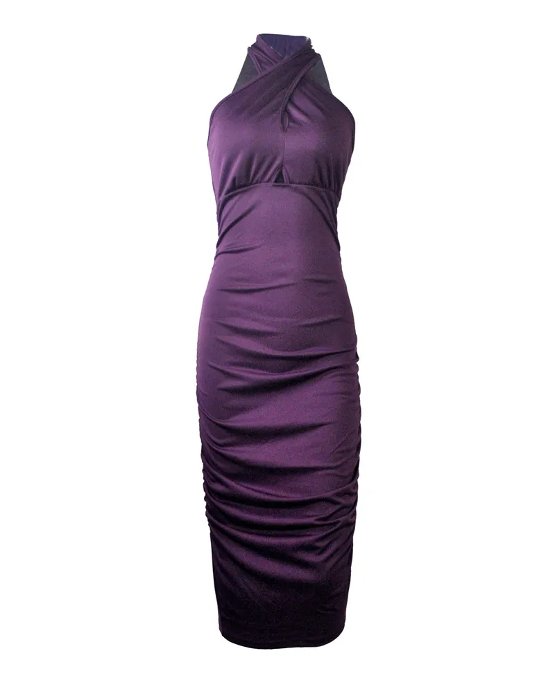 

Женское сексуальное и Клубное платье COLDKER, облегающее платье в китайском стиле, Летнее Длинное Платье, однотонная одежда с узором