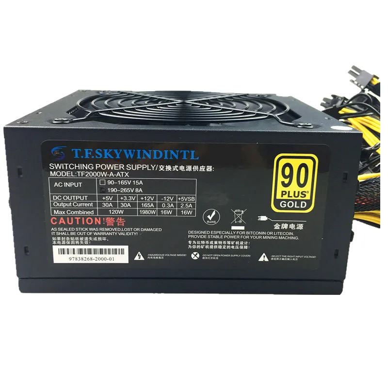 T.F.SKYWINDINTL PSU 2000W блок bitman ATX майнинговое устройство|Блоки питания для компьютеров| |