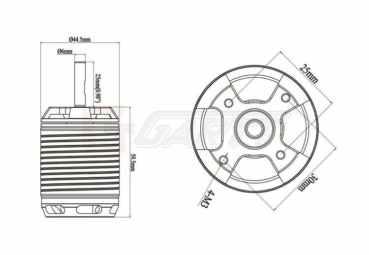GARTT 1220KV 2100w 6S бесщеточный двигатель для Trex 550 / 600 RC вертолета | Игрушки и хобби