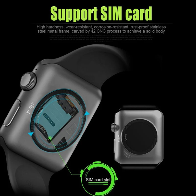 Спортивные Смарт мужские наручные часы Android для женщин HD экран Поддержка sim-карты