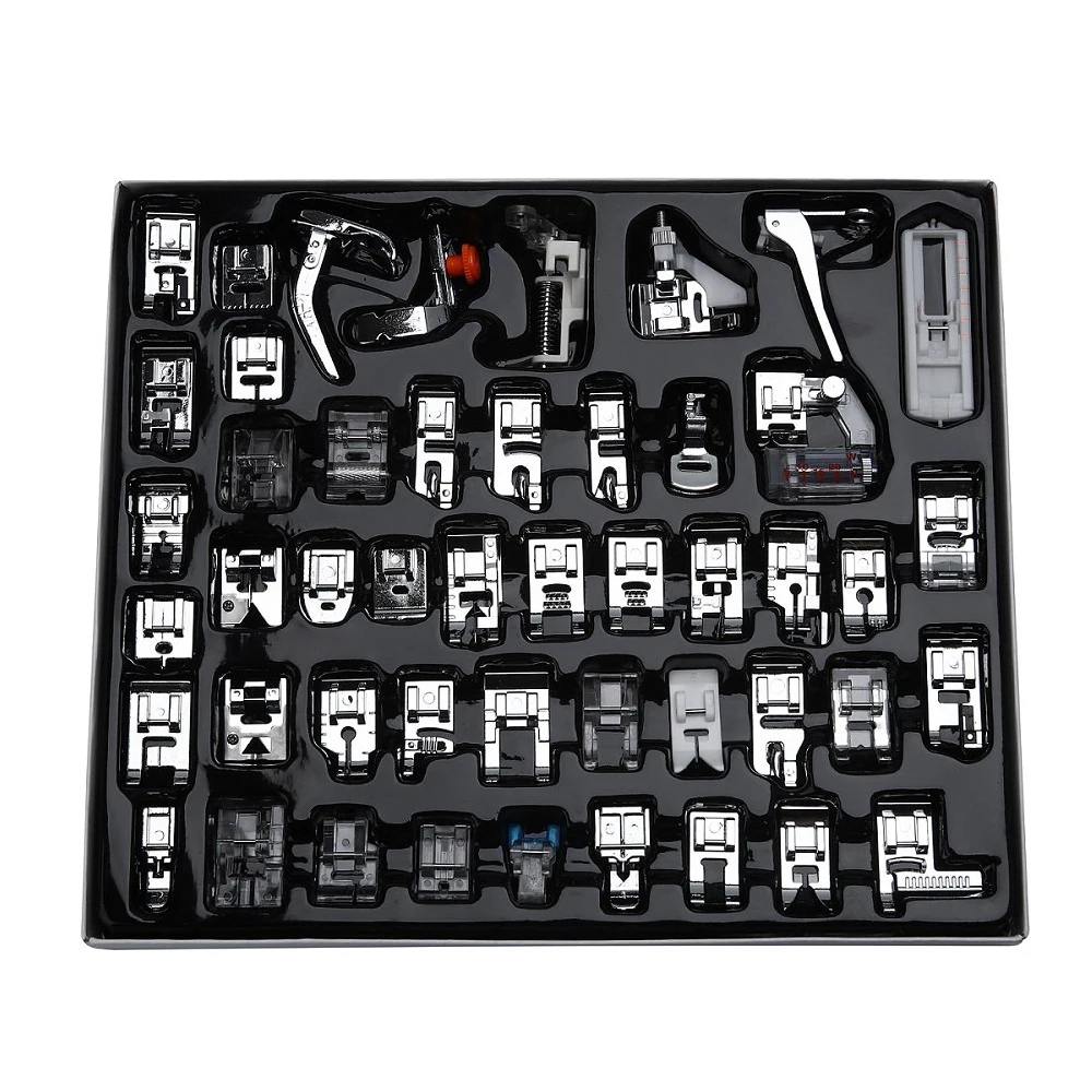 Набор прижимных лапок для швейной машинки ABKM 48 шт. Brother Babylock Singer Janome Elna Toyota New Home