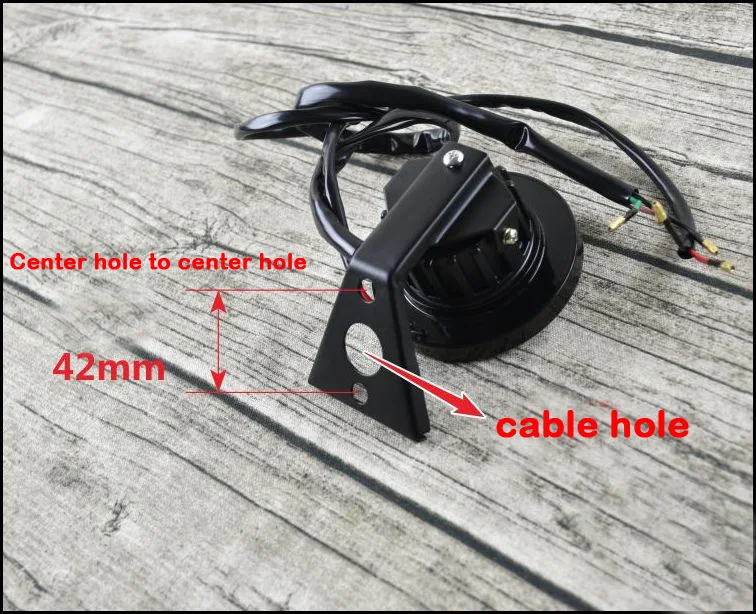 Задний стоп-сигнал для мотоцикла Универсальный светодиодный ретро-фонарь Suzuki GN