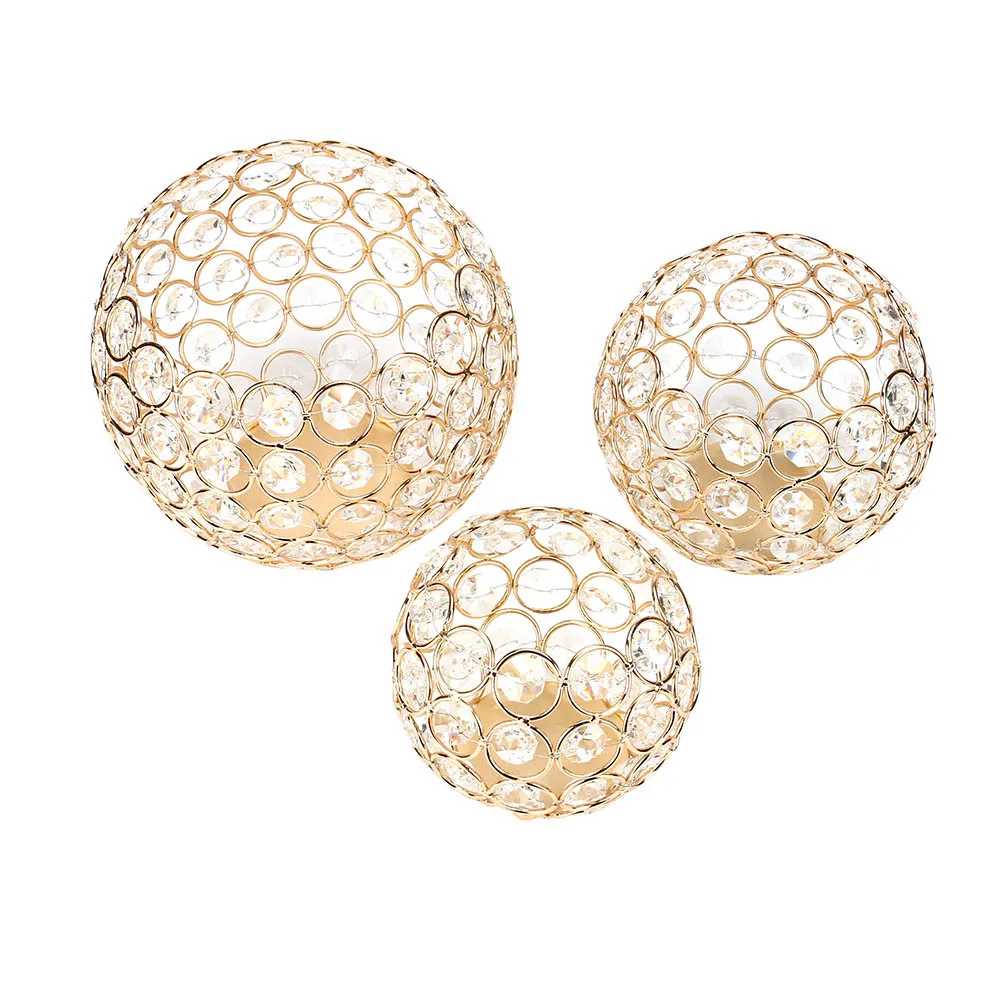 Домашний декор металлическая Хрустальная чаша подсвечник фотографический