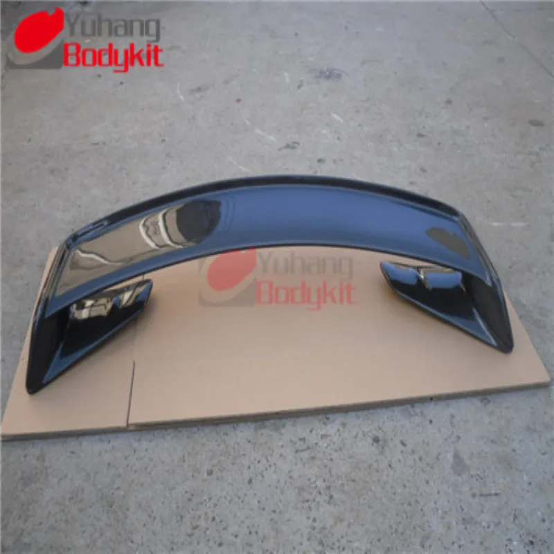 Для 2008 2013 R35 шахтный стиль задний спойлер с базовым стекловолокном|Спойлеры и
