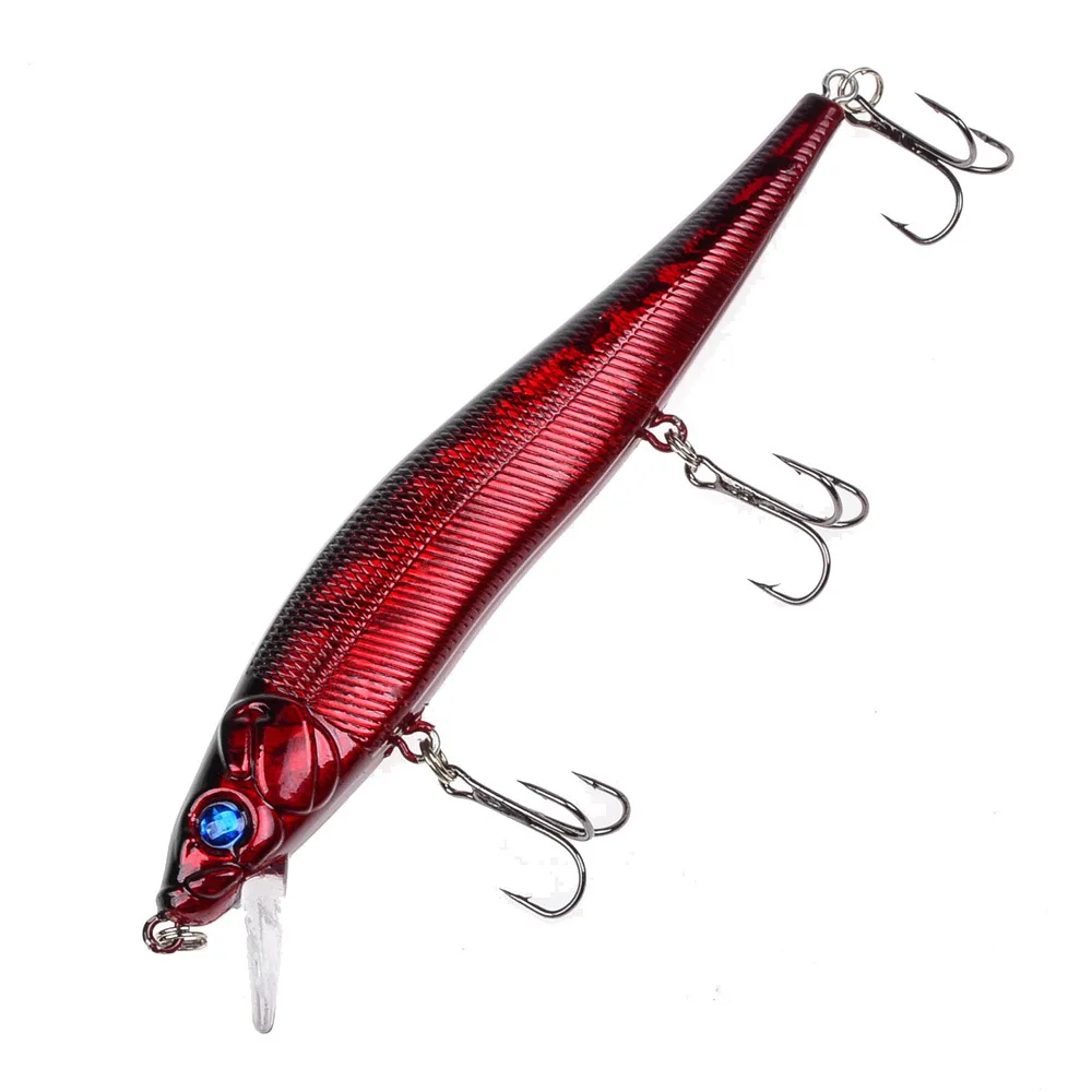 

LINGYUE New Arrival 5pcs Fishing Lures 11.5cm/14.5g Hard Baits 5 Colors AvailablePlastic Minnow Models Fishing Tackle Wholesale