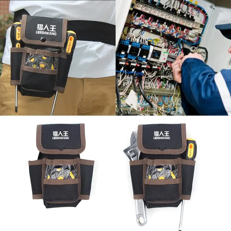 Сумка на пояс для инструментов электрика универсальный органайзер с несколькими