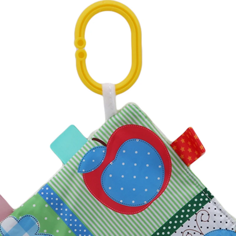 

Baby Appease Towel With Teether Rattles Bebe Animals Baby Towel Newborn Sensory Development Educational Toys