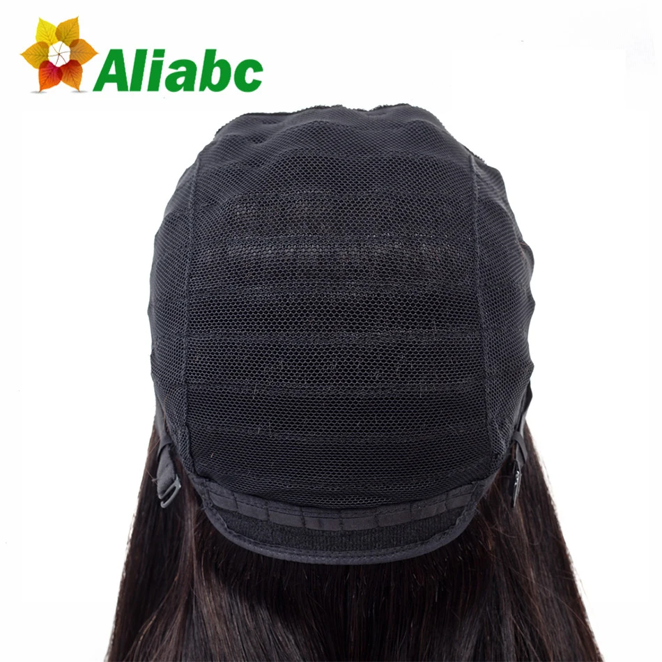 Aliabc синтетический Frontal шнурка волос синтетическое закрытие прямые 100%