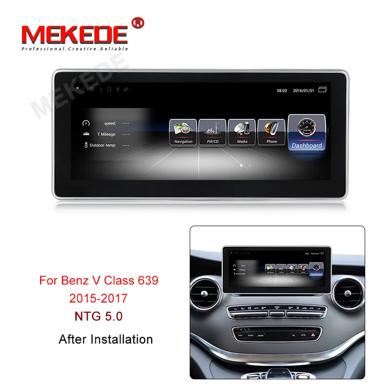 Подходит для Mercedes BENZ V CLASS 639 Android автомобильный gps-навигация, dvd-плеер с 4G LTE wifi BT 3GB ram 32GB rom