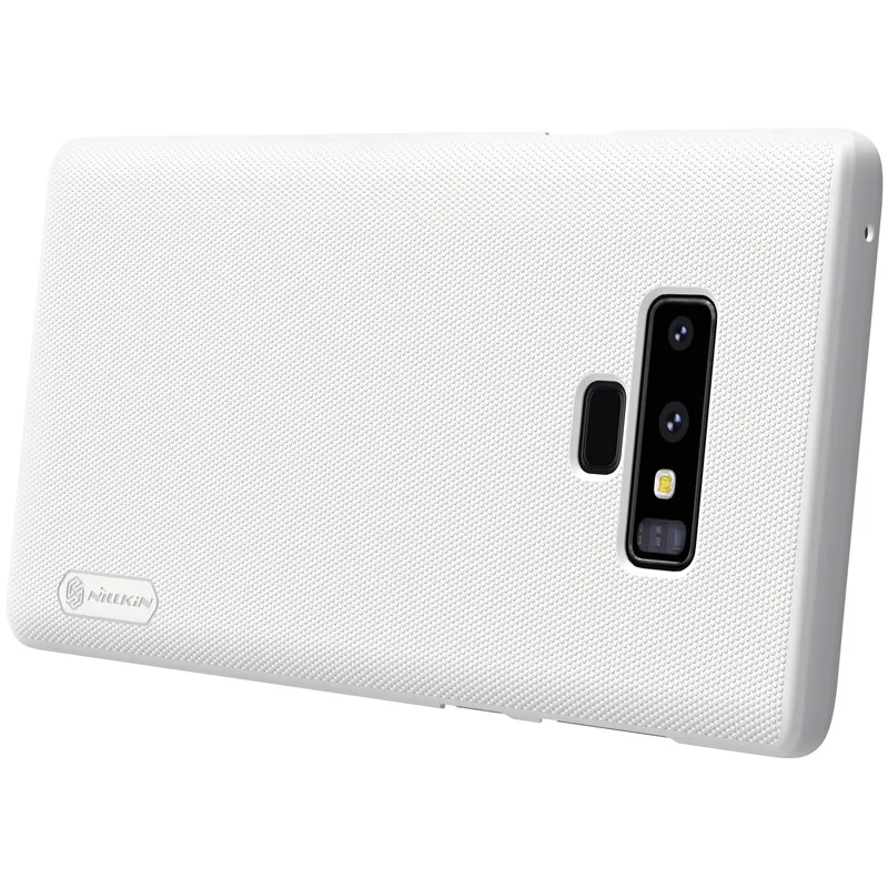 10 шт./лот NILLKIN Супер Матовый щит Матовый ПК Жесткий Чехол для samsung galaxy note 9 note9 чехол - Цвет: Белый