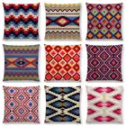 Декоративная подушка для дивана, горячая Распродажа, разноцветный ацтекский геометрический узор, абстрактный Радужный этнический плед, Декор