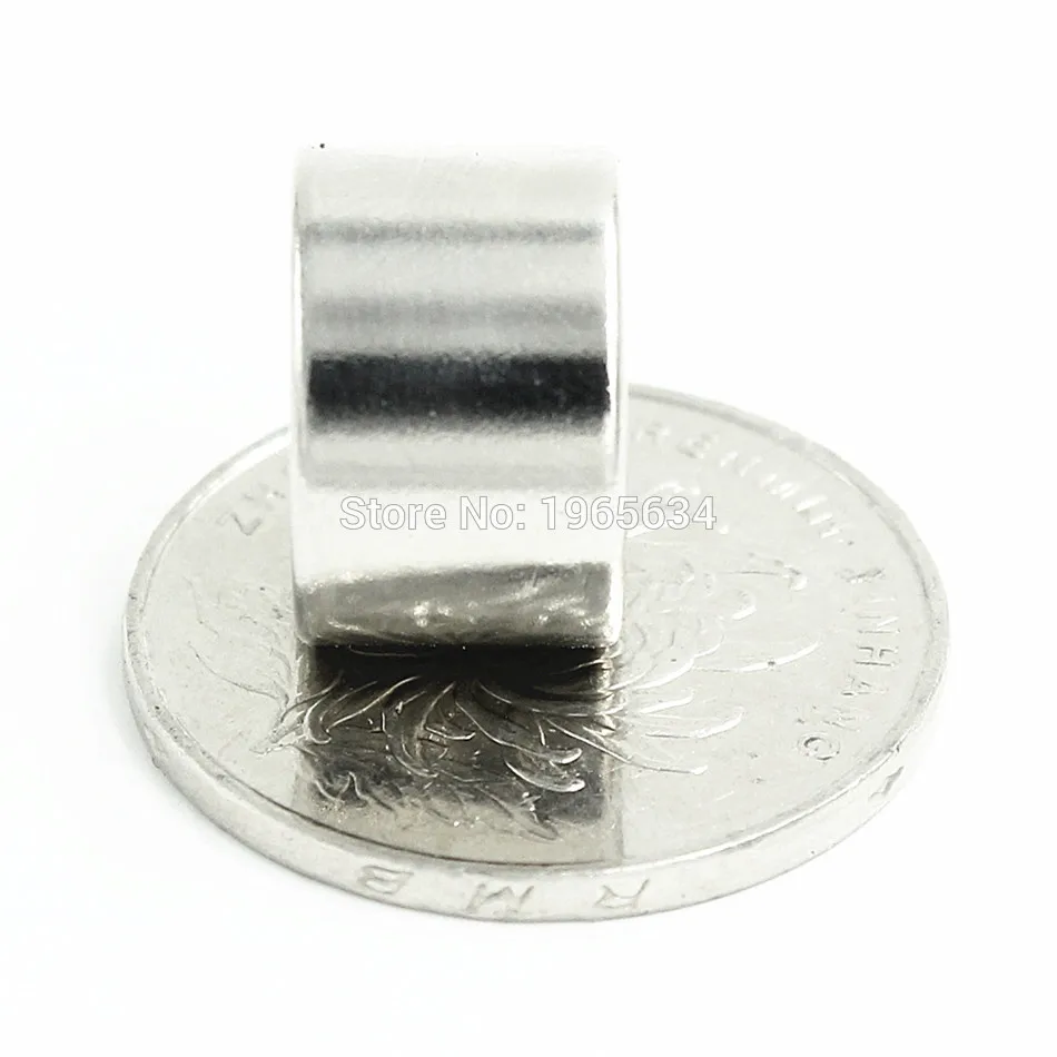 Неодимовый магнит N35 Dia15mm X 10mm 50 шт. сильный маленький диск NdFeB редкоземельный для