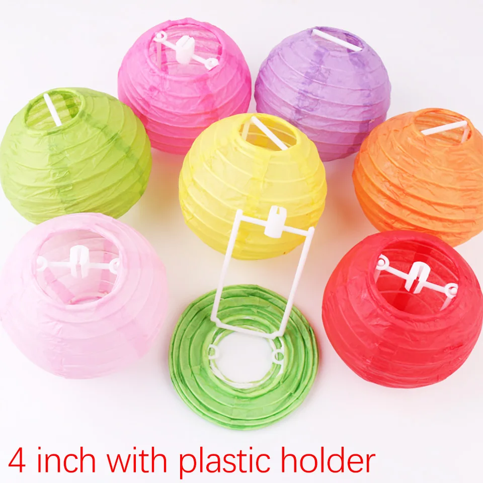 10 шт./компл. китайские фонарики бумажные украшения для вечеринок 4/6/8/10/12 дюйма